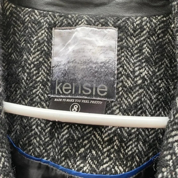 Kensie - Wool Blend Pea Coat - Picture 5 of 7